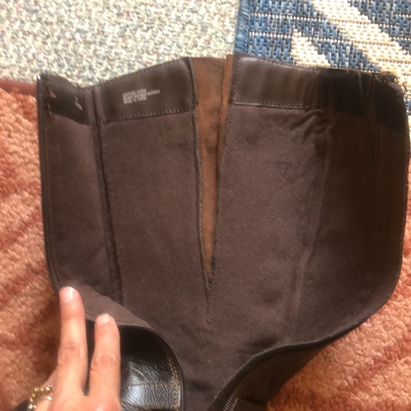 Boc tall leather boots - zip up very hood condition size 6.5 - Picture 6 of 8